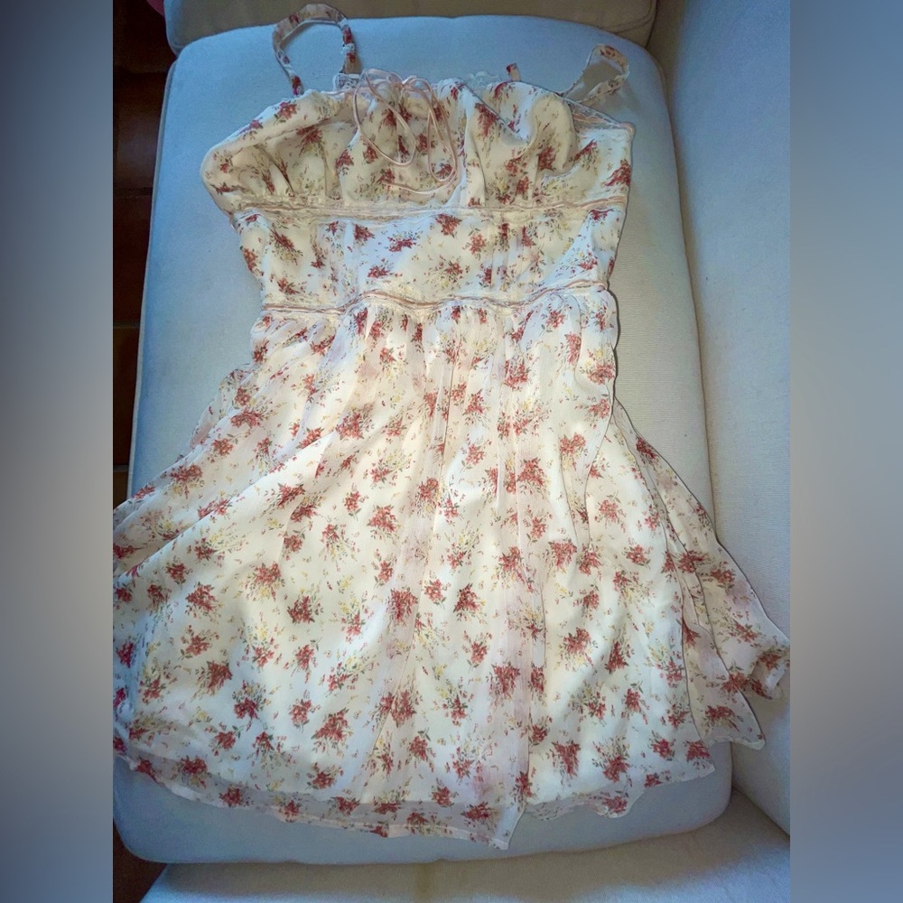 Floral Spaghetti Strap Dress